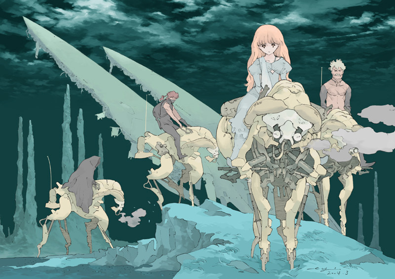 野口登志夫「未開の地」のイラスト