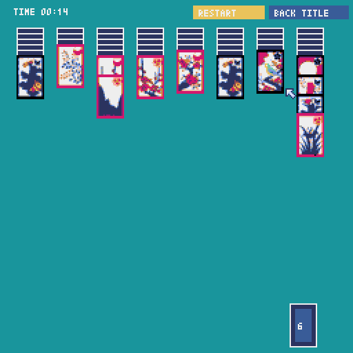 Hanafuda Spider Solitaire