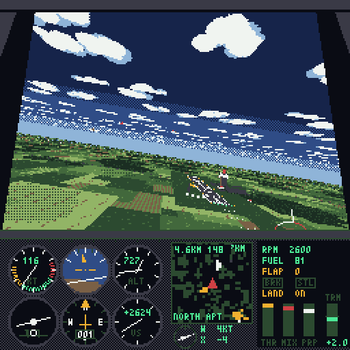 Pixel Flight Simulator